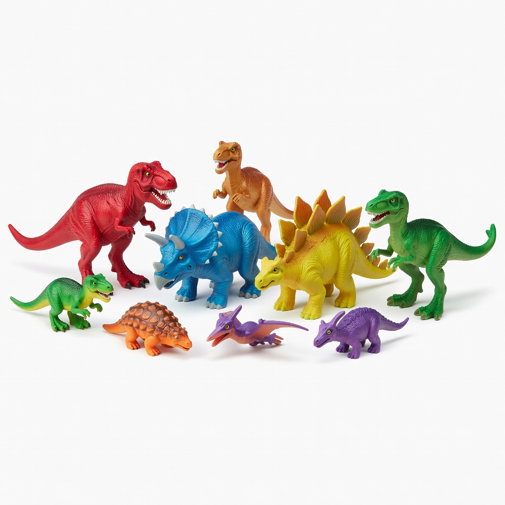 Dinosaur Toy Figures Set