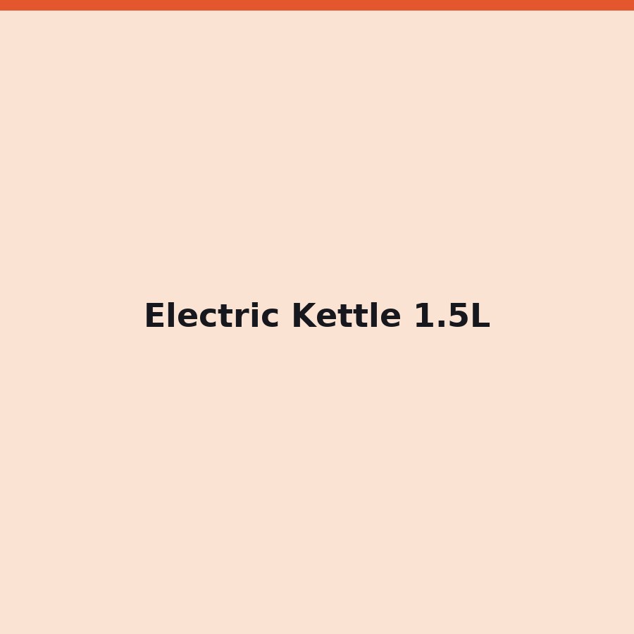 Electric Kettle 1.5L